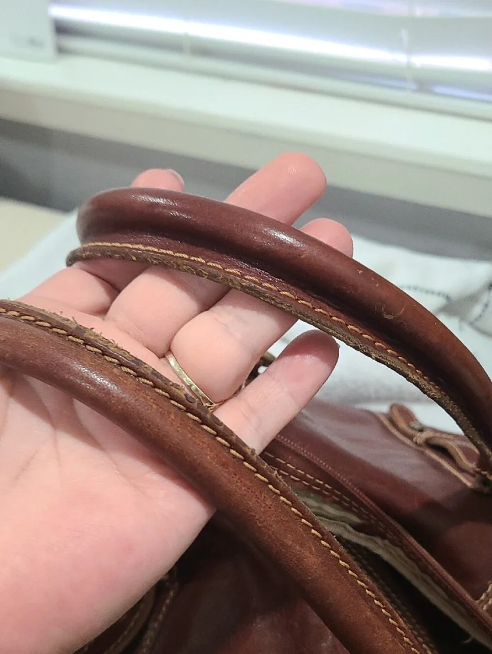 Men's Brown Leather Duffel Bag - Timeless Travel Carryall